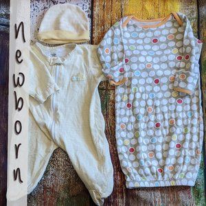 Multibrand Sleepwear Lot Brown & Blue & Green